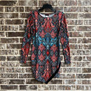 VENUS Women's Long Sleeves Sheath Mini Dress Size S